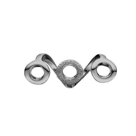 SPARKLING HARMONY charm i sort rhodineret sølv fra Christina Jewelry & Watches